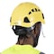 Jackson Safety Climbing Inspired Hard Hat, ABS, 6 Point Rapid Dial, Chinstrap, Yellow 20921 - alternate 9